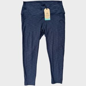 Prana Becksa 7/8 Leggings Pockets Blue Heather Size 1X